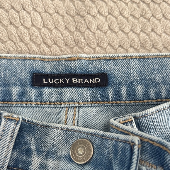 Like new Lucky Brand Blue Mid Rise Ava Cropped Jeans - Picture 2 of 6